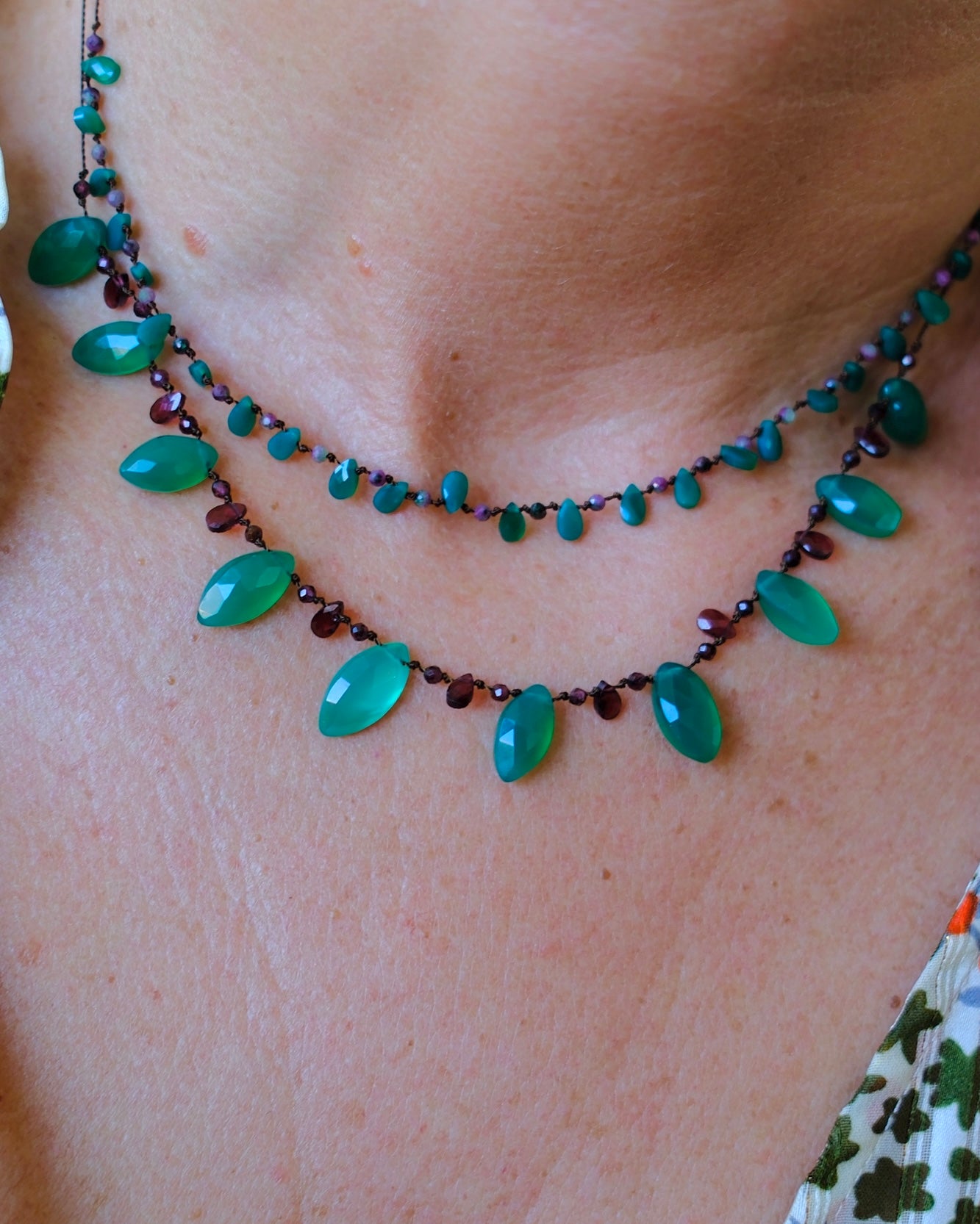 Gem Drops - Green Chalcedony